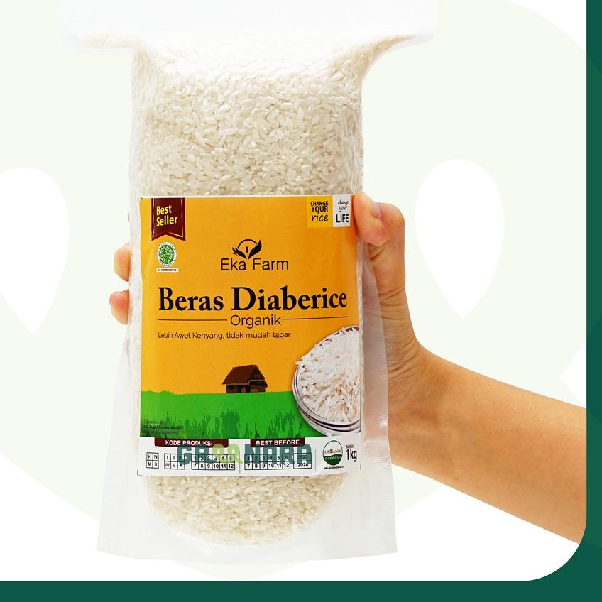 

GRATIS ONGKIR✅Beras Diabetes Organik 1kg Ekafarm|SQ7