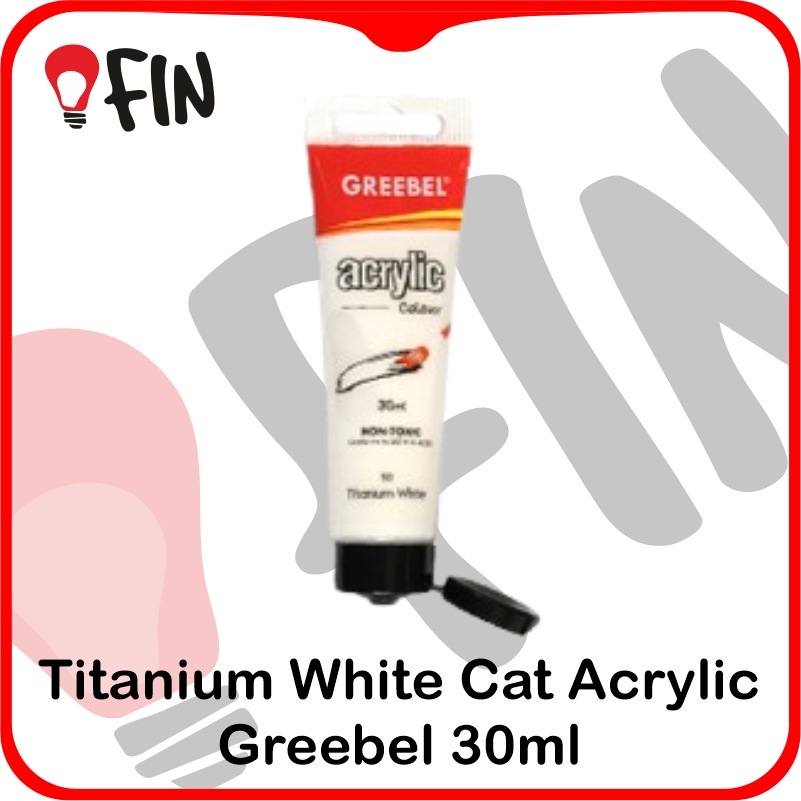 

501 Titanium White Cat Acrylic Greebel