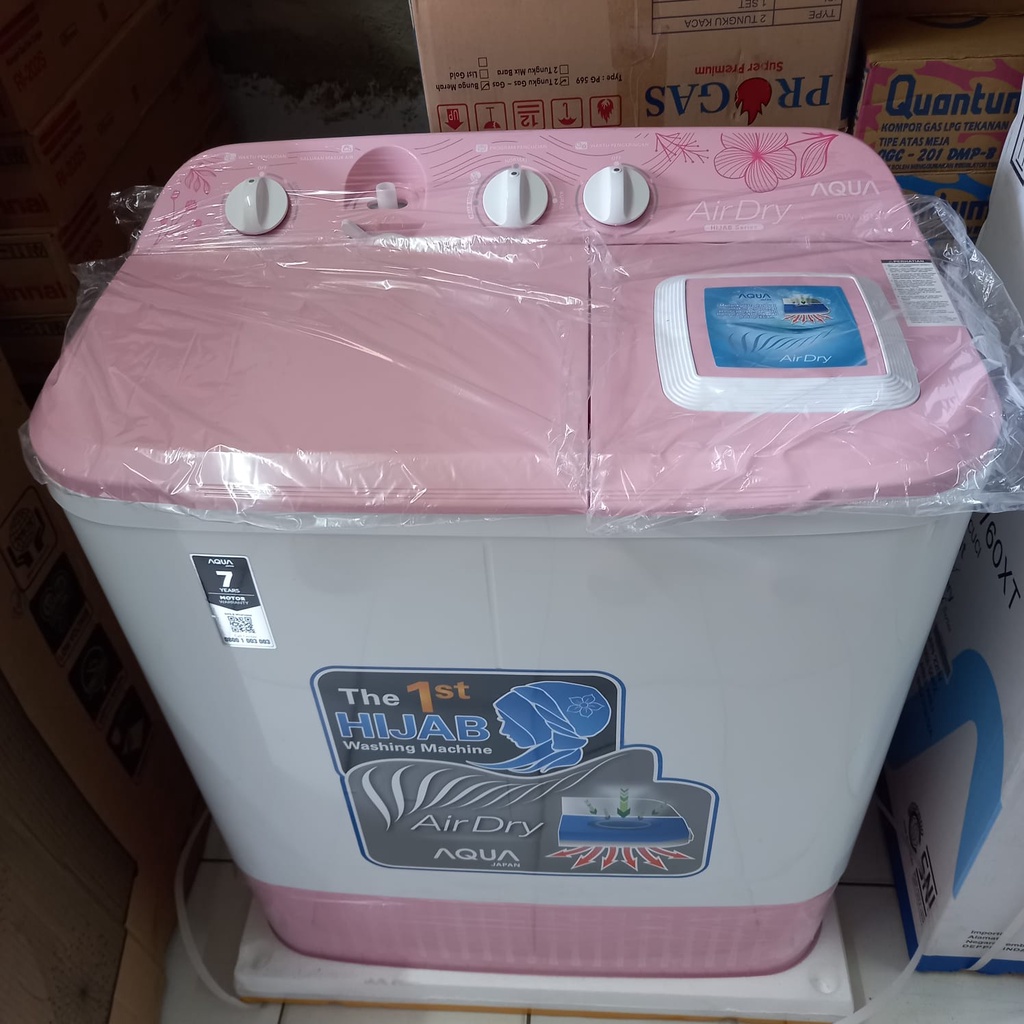 MESIN CUCI 2 TABUNG AQUA QW761XT 7KG KHUSUS BANDUNG