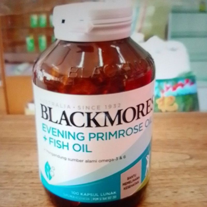 Jual Blackmores evening primrose oil + fish oil 100 kapsul lunak