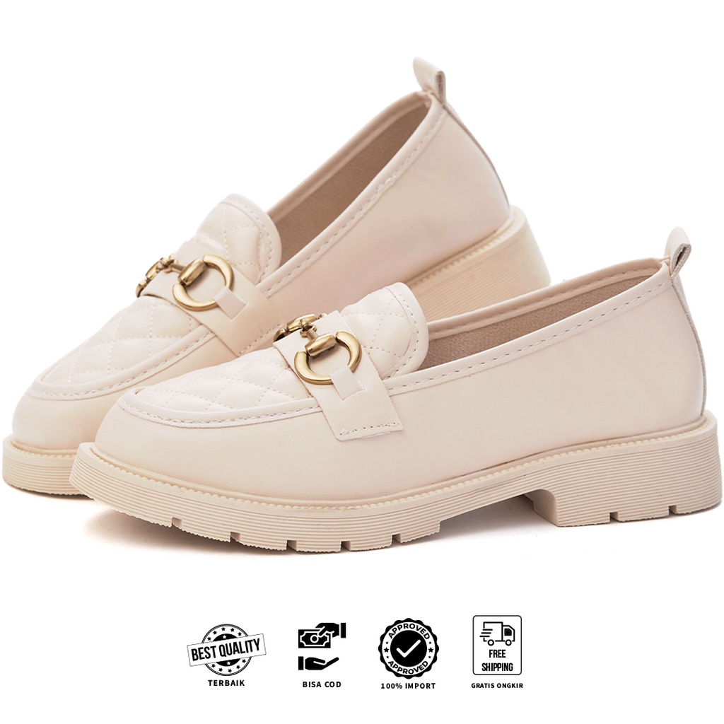 Dokter Sepatu Import - Sepatu Sera Slip On Wanita Loafers Import 2 Warna 21aa - Free Kotak Sepatu !!! Sale!!!