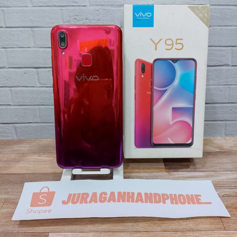 Vivo Y95 Ram 4GB Internal 64GB 4/64 4/32 Hp Second Seken Bekas Bergaransi Termurah