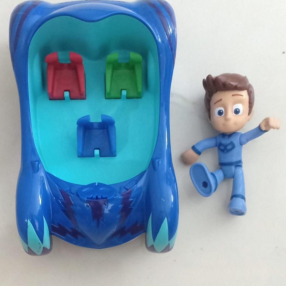 Mainan mobil pj masks owlett gekko catboy owlet pj Originalh kartun anak import asli masks turbo bla