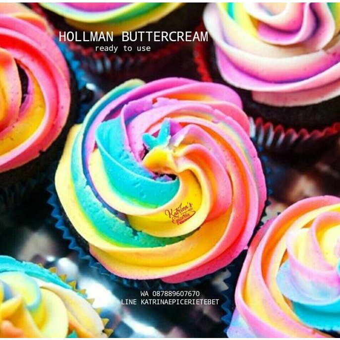 

[COD] Hollman buttercream ready to use vanilla [COD]