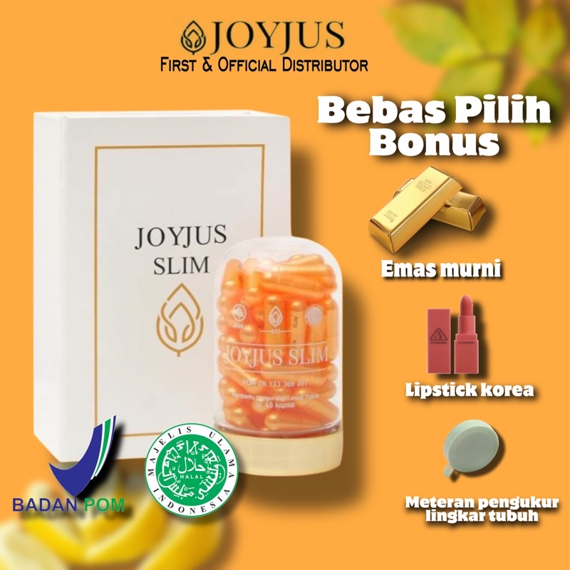 JOYJUS SLIM CAPSULE 1000% original | JOYJUS KAPSUL BANYAK BONUS