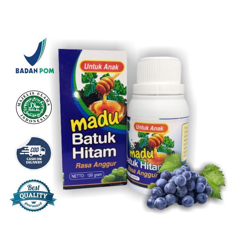 Madu batuk eliman anak rasa anggur - madu batuk hitam eliman