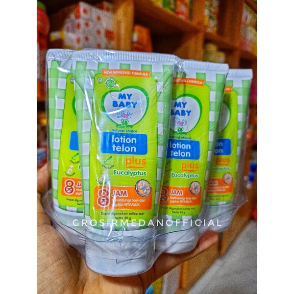 MY BABY LOTION TELON PLUS - MENGHANGATKAN DAN MELINDUNGI DARI GIGITAN SERANGGA HINGGA 6 JAM