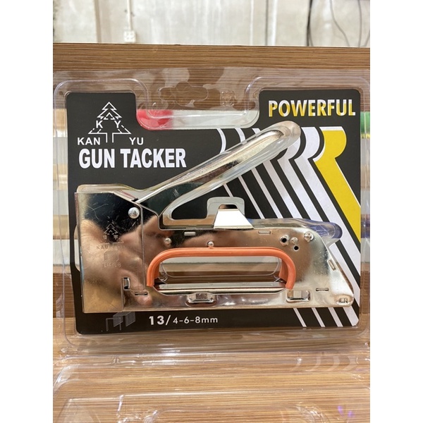 

Staples Tembak Gun Powerfull 13/4-6-8mm - Gun Tacker