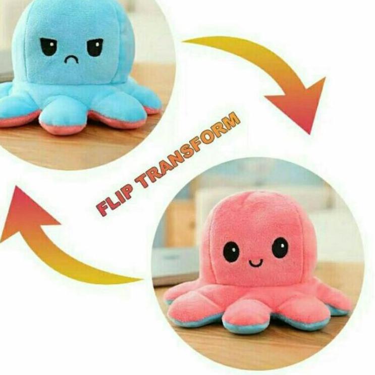 BONEKA GURITA MOOD BOLAK BALIK BONEKA OCTOPUS BOLAK BALIK {GPA.18Oc22ᶠ}