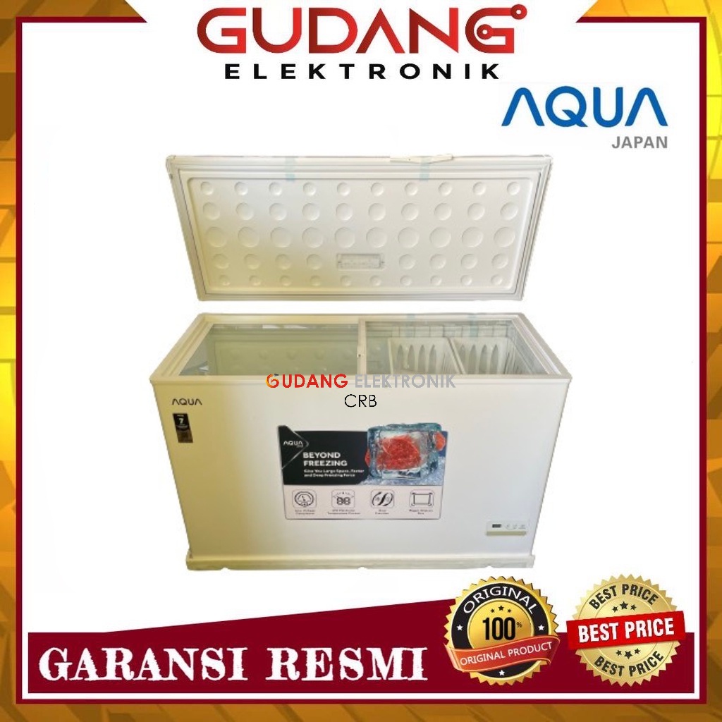 CHEST FREEZER AQUA AQF 305 GC FREEZER BOX AQUA AQF-305GC