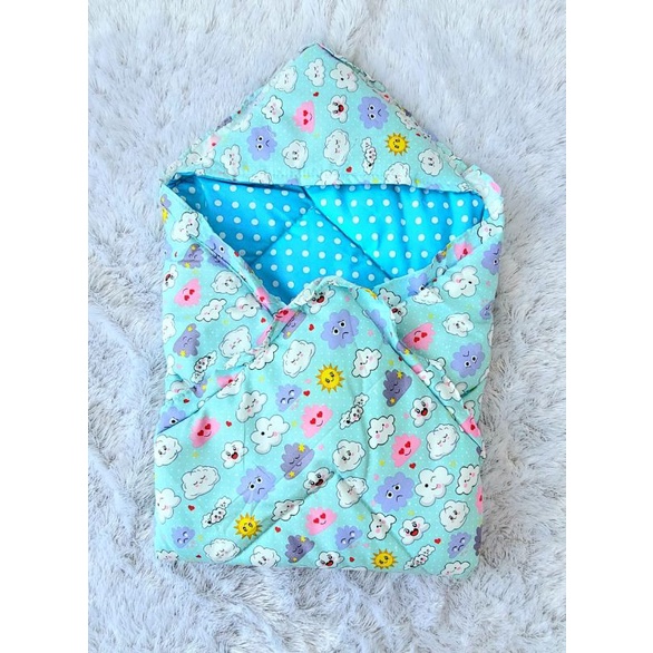 TERLARIS  SELIMUT TOPI BAYI TEBAL PREMIUM MOTIF DORAEMON HELLOKITTY KEROPI ANAK BAYI BALITA LAKI2 DA