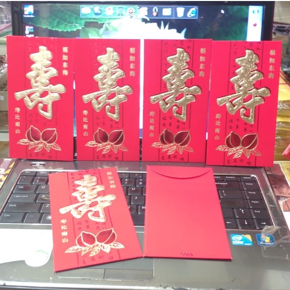 

angpao ulangtahun / angpao shou sian tho / amplop ulang tahun