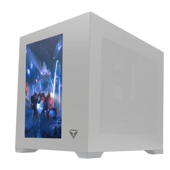 PRIME X-[X]-X WHITE - TEMPERED GLASS with Display Front It!