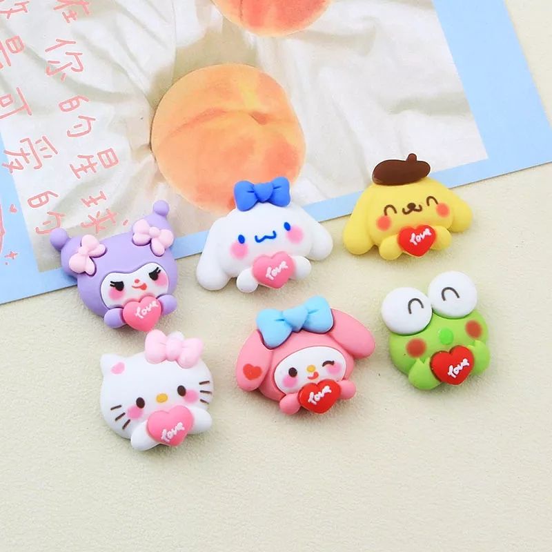 Clay Sanrio Head Love Dof Clear [set dan pilih motif]