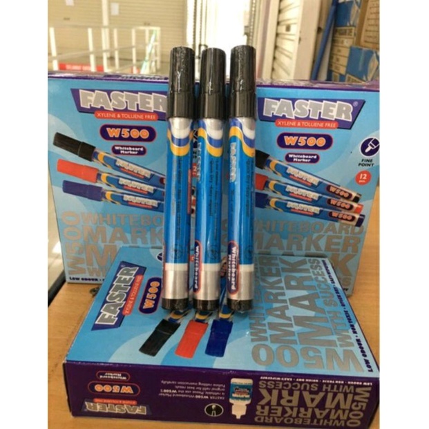 

Spidol Whiteboard Marker Faster W-500 (12pcs)