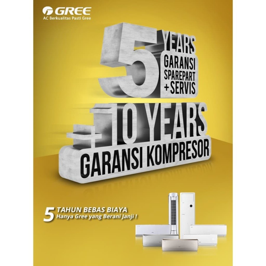 GREE AC 3/4PK Deluxe Low Watt GWC-07C3ES