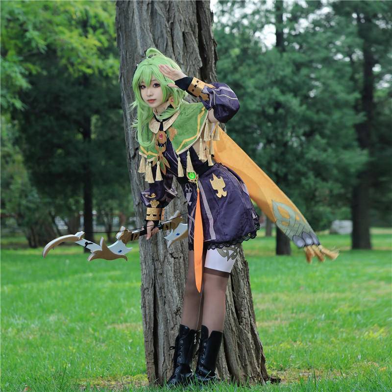 【Wetrose】Genshin Impact Sumeru Collei Cosplay Costume Cos Set