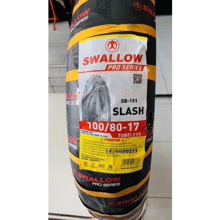 BAN LUAR SWALLOW 100/80-17 SB-151 SLASH TL