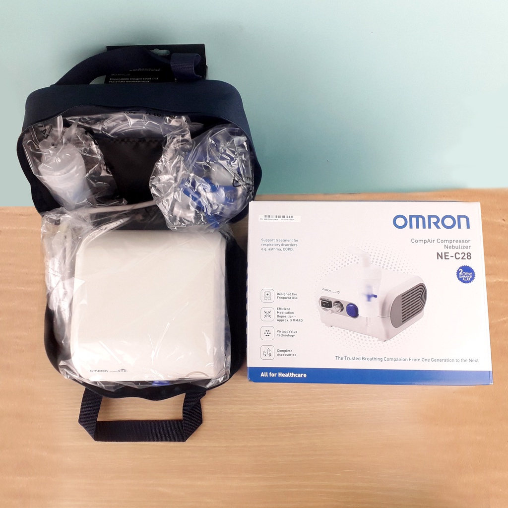 Nebulizer Omron NE-C28 / Alat Inhalasi Uap / Nebu Omron