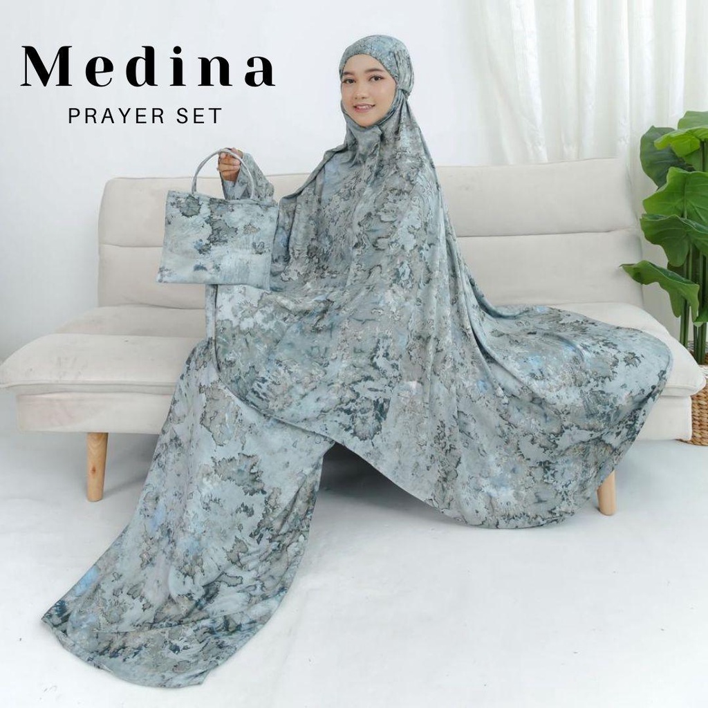 Mukena MEDINA Prayer set/Mukena rayon wanita dewasa