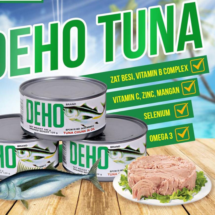 

✨STAR✨ Deho Tuna in Oil / Tuna Kaleng 180gr murah