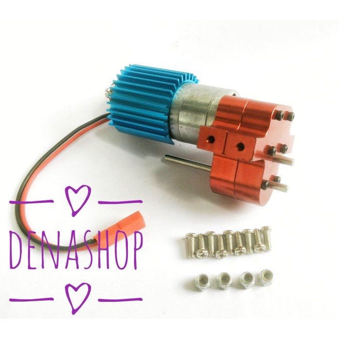 Gearbox Gear Box all Metal upgrade dinamo motor 370 wpl mn d90 mn90