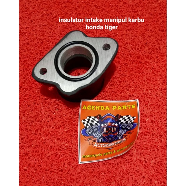 insulator intake manipul karbu honda tiger barang kw produksi dalam negri