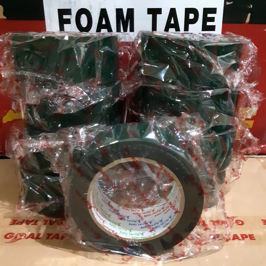 

DOUBLE TAPE FOAM HIJAU 2"(44MM × 5MTR) DOUBLE TAPE BUSA HIJAU MURAH