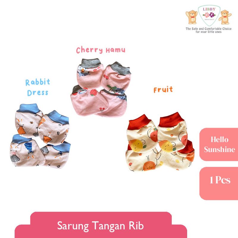 Sarung Tangan Kaki STK Bayi Murah Libby Velvet Cintaka