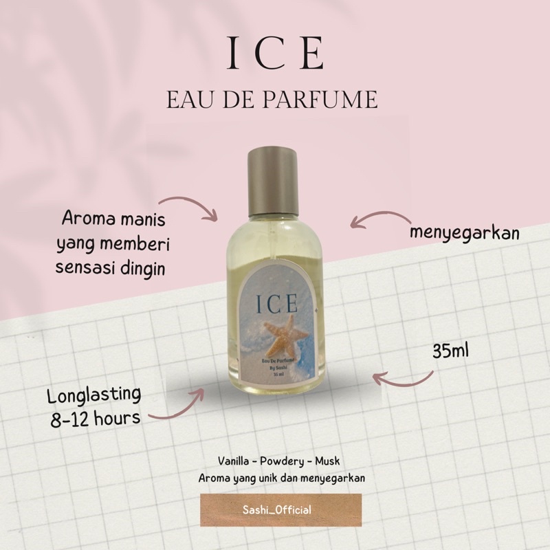 ICE Eau De Parfume By Sashi