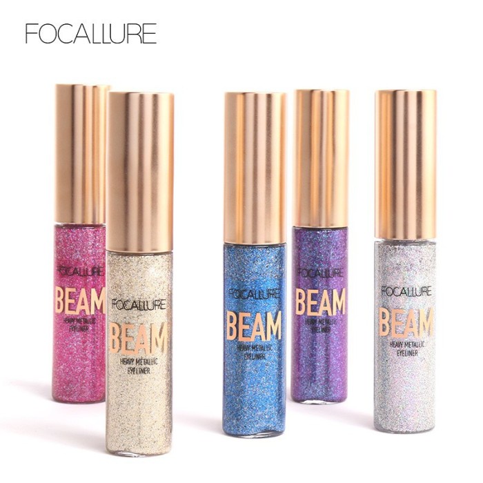 Produk Unggulan Focallure Fa-46 Eyeliner Glitter Cair Metalic Beam Heavy Glitter Eyel Murah