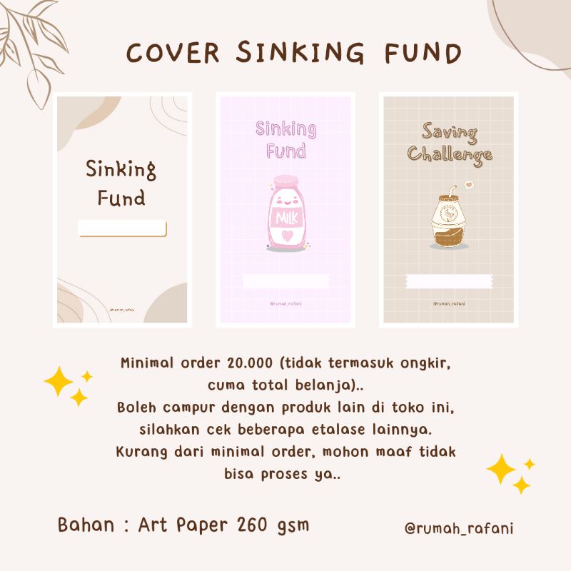 

Cover Sinking Fund Binder A6
