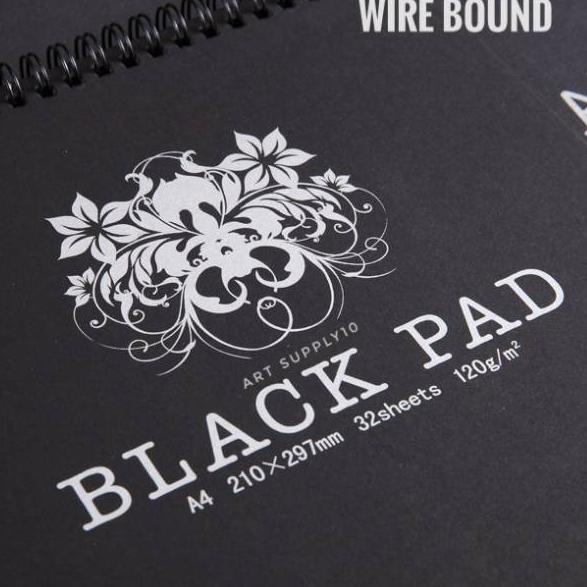 

Seller Resmi Potentate Black Pad A4 / A5 - Black Paper