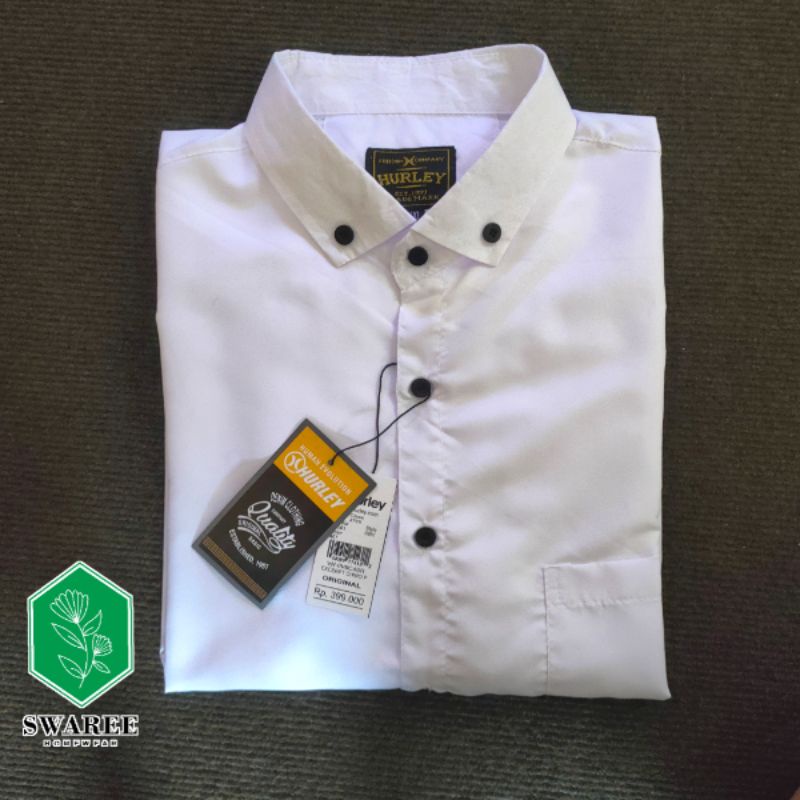 Kemeja Cowok Polos Lengan Panjang Slim fit