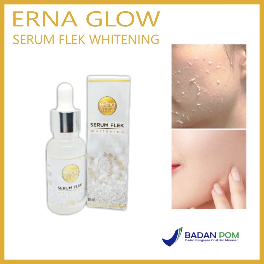 serum penghilang flek hitam bikin glowing permanen serum erna malaysia original bpom /Erna whitening