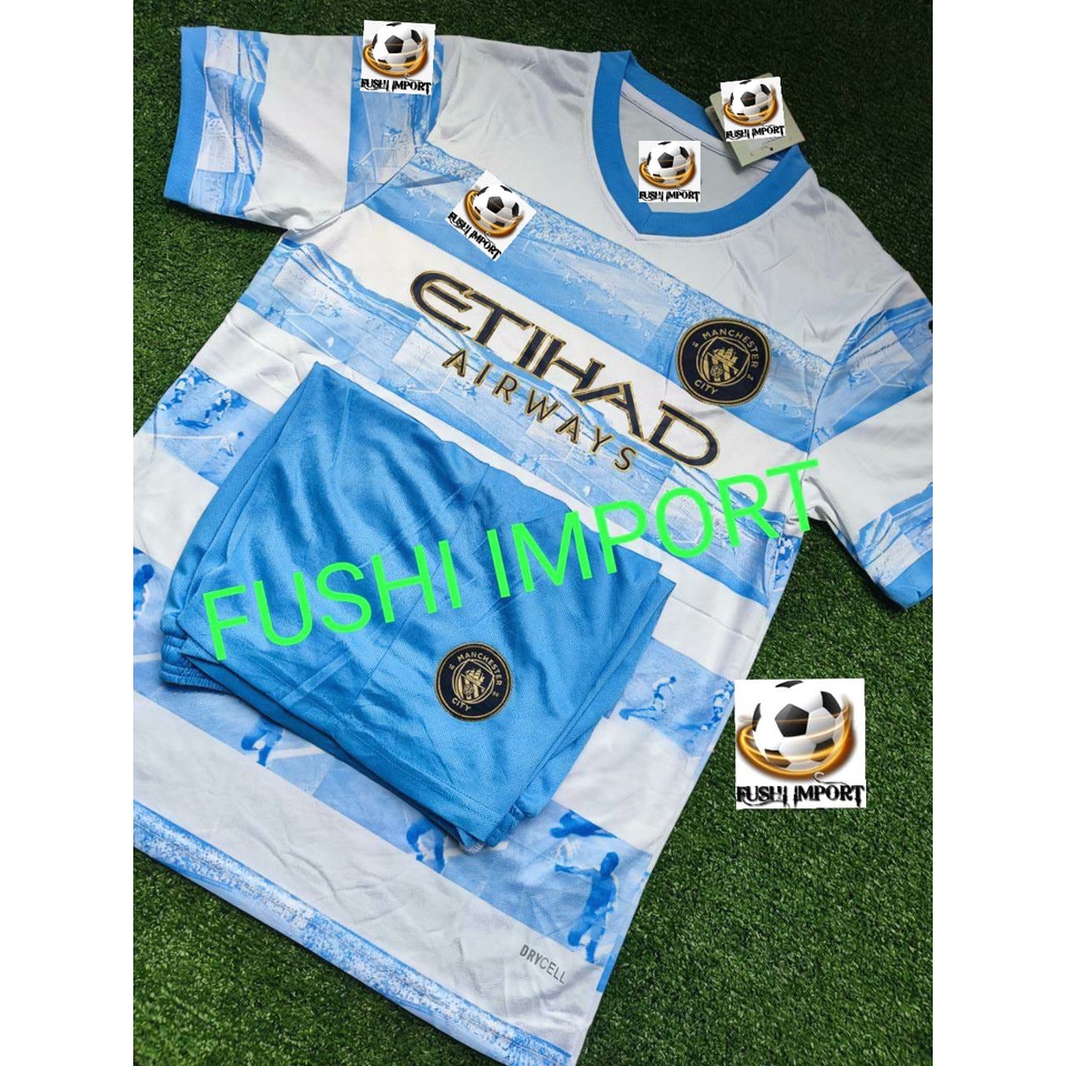 Setelan Jersey Baju Bola City Special Edition 2022 2023 ( Fullset Satu Set ) Grade Ori