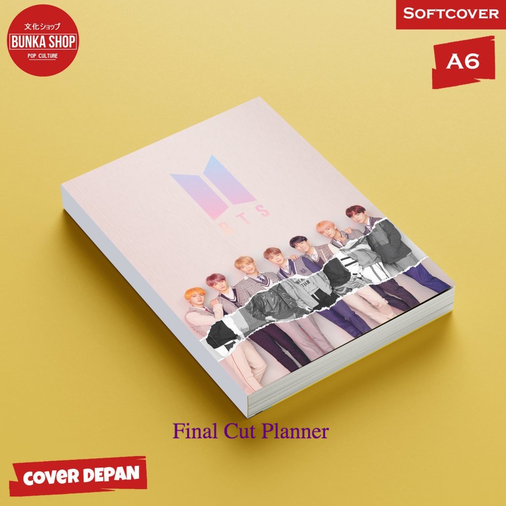 

pocket note KPOP BTS 2 softcover A 6 Buku Tulis Catatan Notes Agenda Planner Jurnal