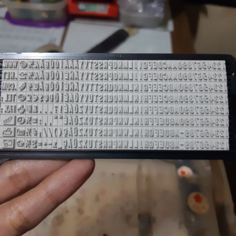 

Trodat Extra Rubber 3mm 3 mm Typo 6003 ( Spare Part 4911 4912 4913 )
