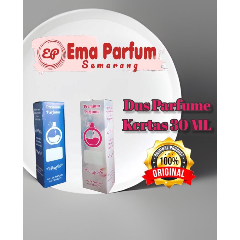 

(DUS PCS) DUS PARFUM BUAT UKURAN BOTOL 30 ML CATUR.CASA HARGA PERBIJI