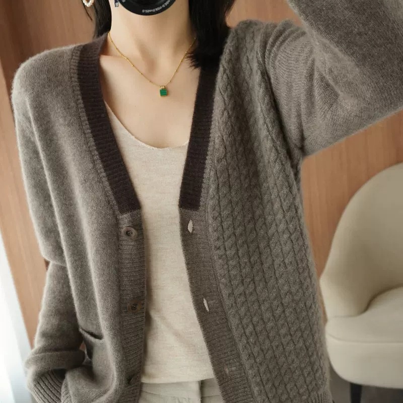 Cardigan Hazel Wanita Soft Knit Import Top Korea - Kardigan Outer Rajut Wanita TM (CX1673)