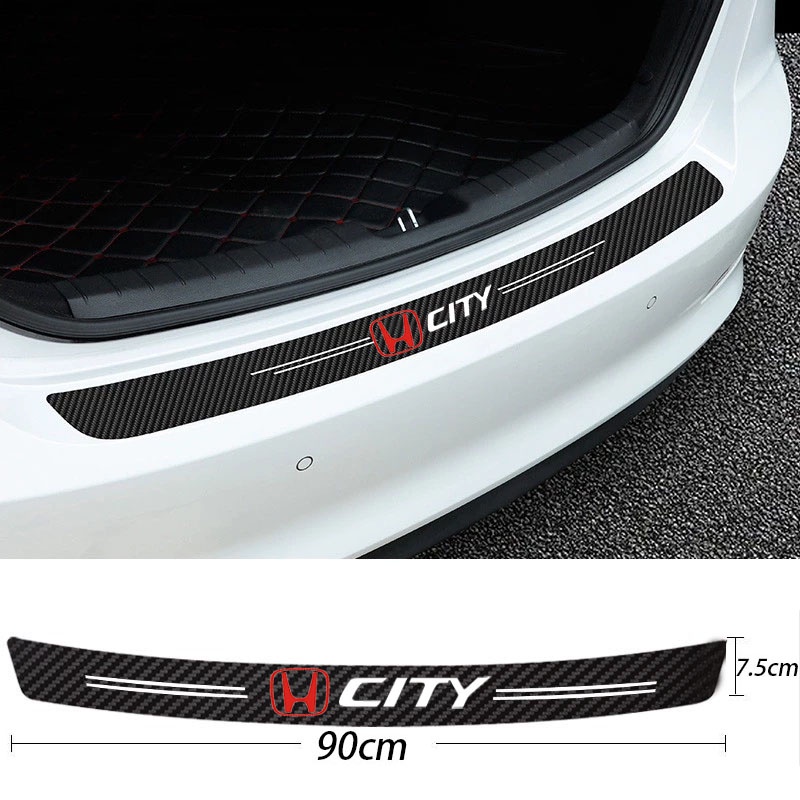 Stiker Pelindung Pintu Mobil Anti Gores Bahan Kulit Carbon Fiber Untuk Honda City Gen 5 Gen 6 Gen 7 Mugen Typre R S