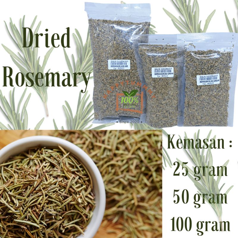 HPT - Daun Rosemary Kering/Dried Rosemary Leaves/Dried Rosemary Flakes Import HALAL