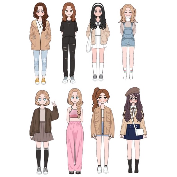 

stiker outfit girls stiker ootd
