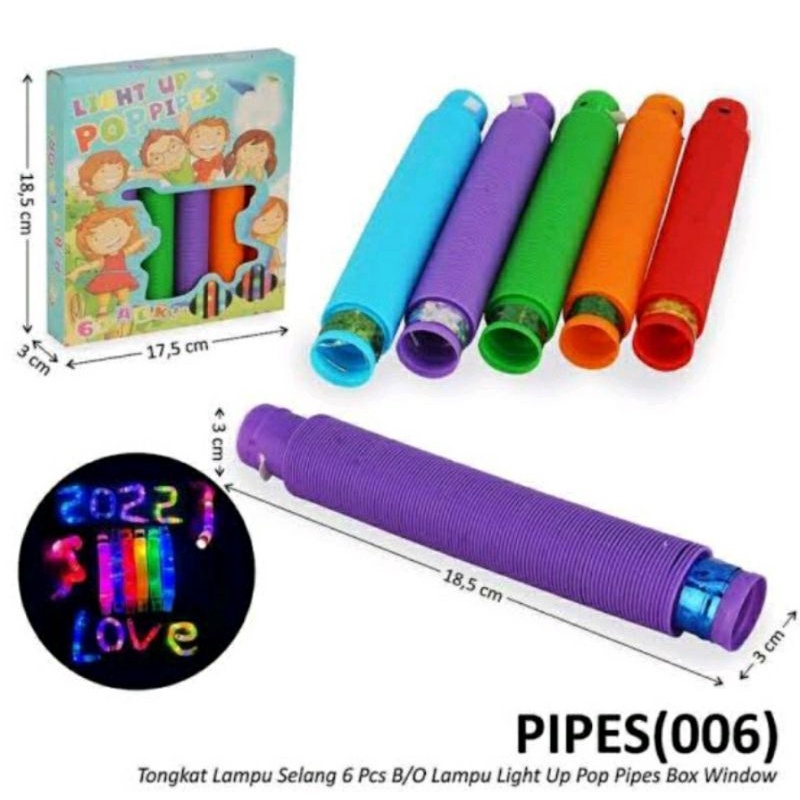 POP LIGHT TUBE LED POP / SELANG LED MAINAN ANAK