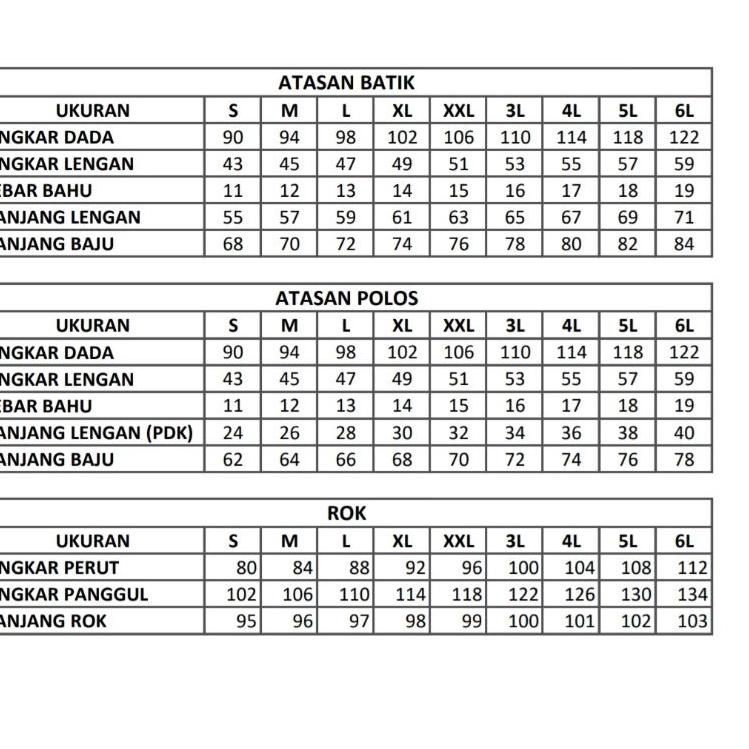 Ready Seragam IBI lapangan abu-abu ukuran jumbo