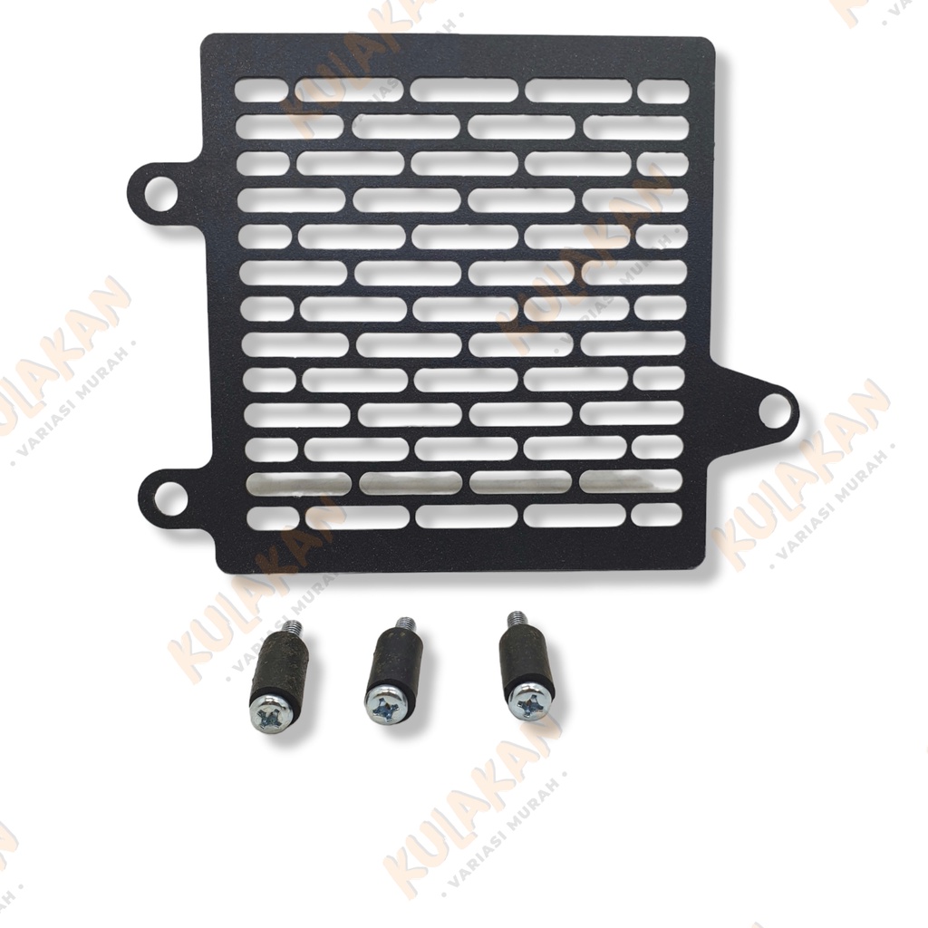 Cover Pelindung Tutup Radiator PCX 150 Lokal Vario 125 Vario 150 Tebal Lengkap Hitam Silver ADV 150