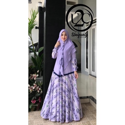 COD- Gamis Syari Original by U2C - gamis lilac