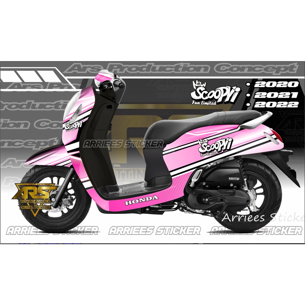 DECAL STICKER ALL NEW SCOOPY PRESTIGE 2022.DECAL SCOOPY 2020 . 2021 . 2022 FULL BODY