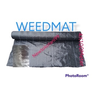 ( ECERAN ) lebar 4 meter Weed Mat alas penutup tanah bisa sebagai mulsa untuk mencegah tumbuhnya rum