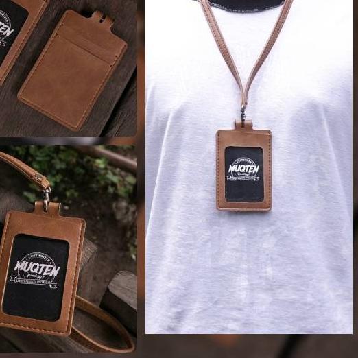 

BISA COD ✔️ID CARD KALUNG HOLDER NAME TAG pria dan wanita ID CARD HOLDER MUQTEN TEMBORO KULIT SOUVENIR|KD6